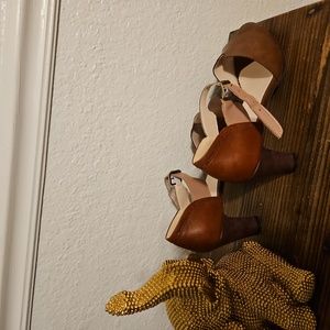 Cosypairs Patricia Conde - Size 11 - Brown Sandals - Heel 3.5"